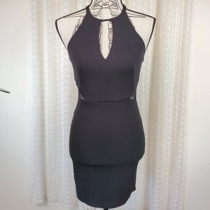 (NEW) Soprano Lace Inset Bodycon Dress Size Small